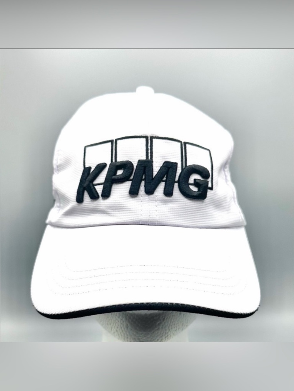 KPMG Mizuno Stacy Lewis Ahead Golf Hat White Adjustable Cap UPF 50+ Classic Tour
